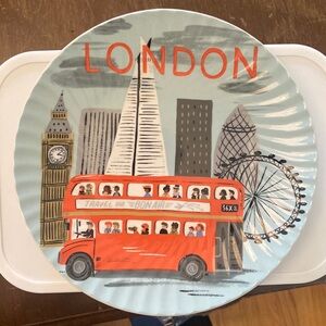 Anthropologie Rifle Paper Co. Dessert Plate - London